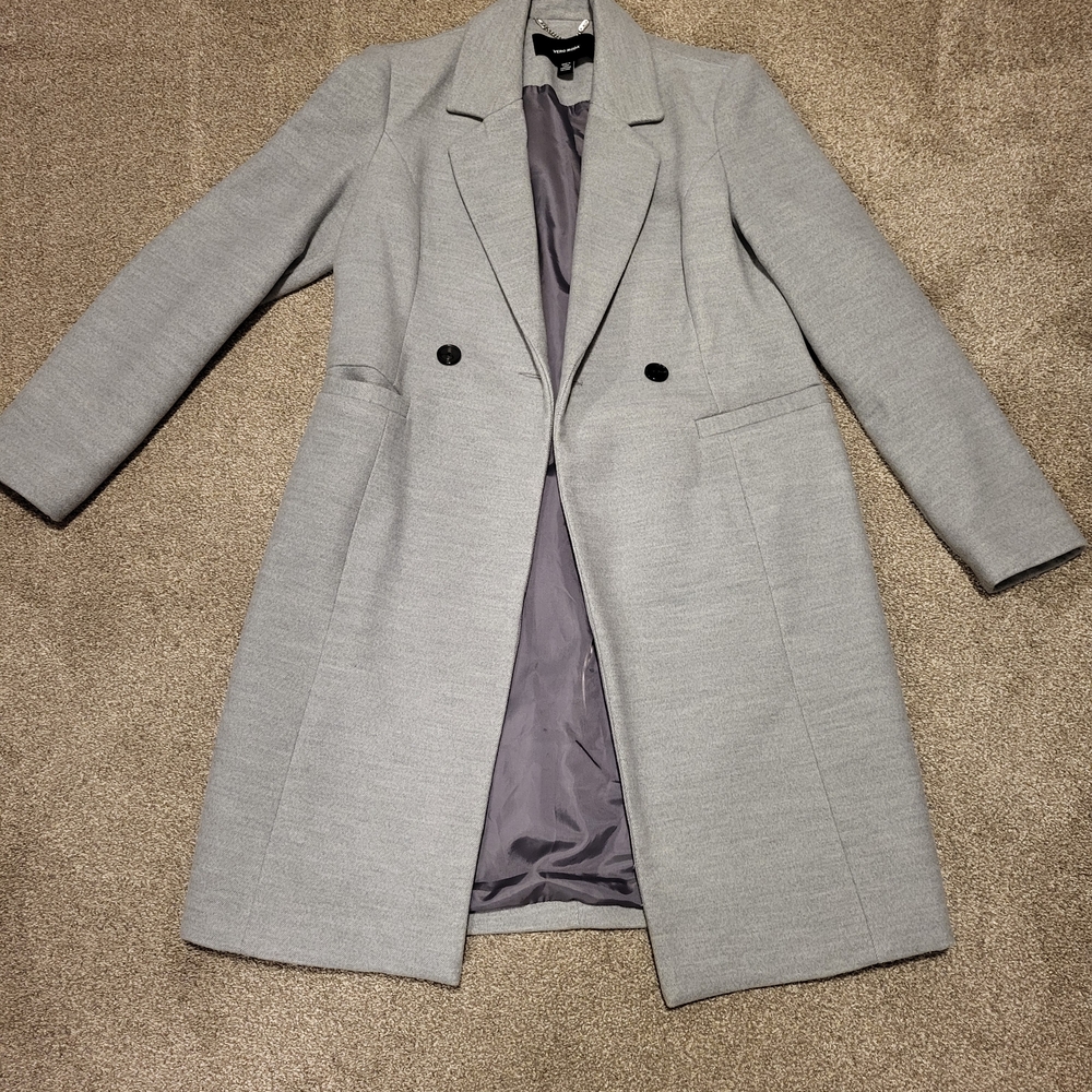 Vero Moda Light Gray Women's Coat